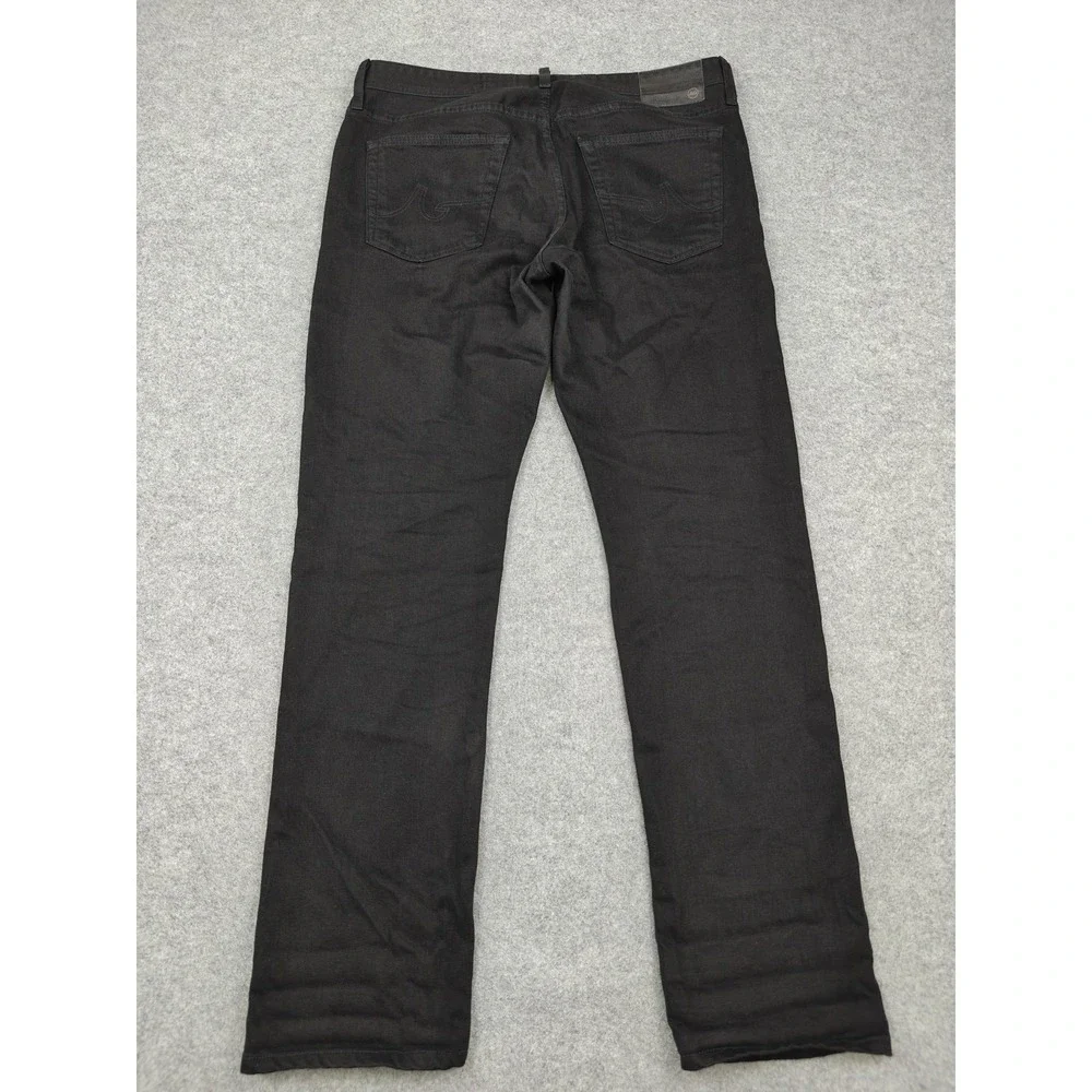 AG Adriano Goldschmied The Graduate Jeans Mens 34x3 Black Tailored Leg Denim